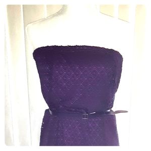 Gorgeous 2 tone strapless party dress